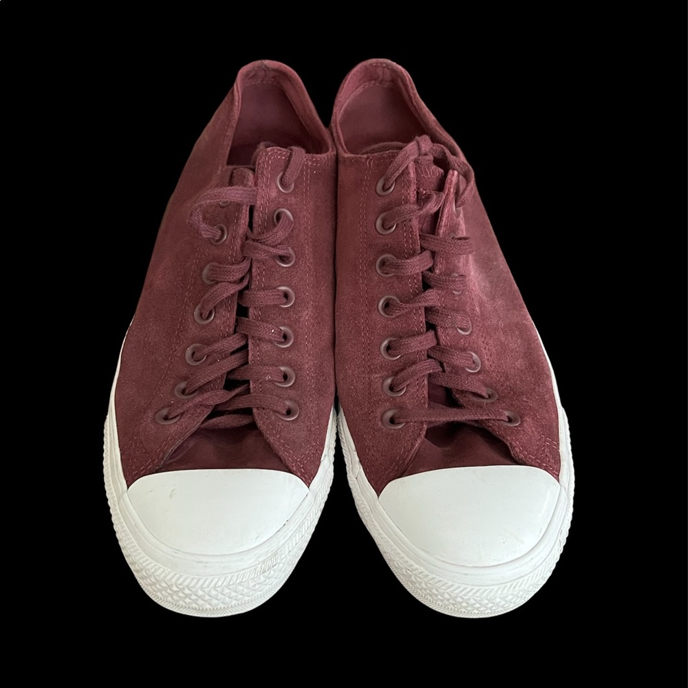 CONVERSE suede burgundy